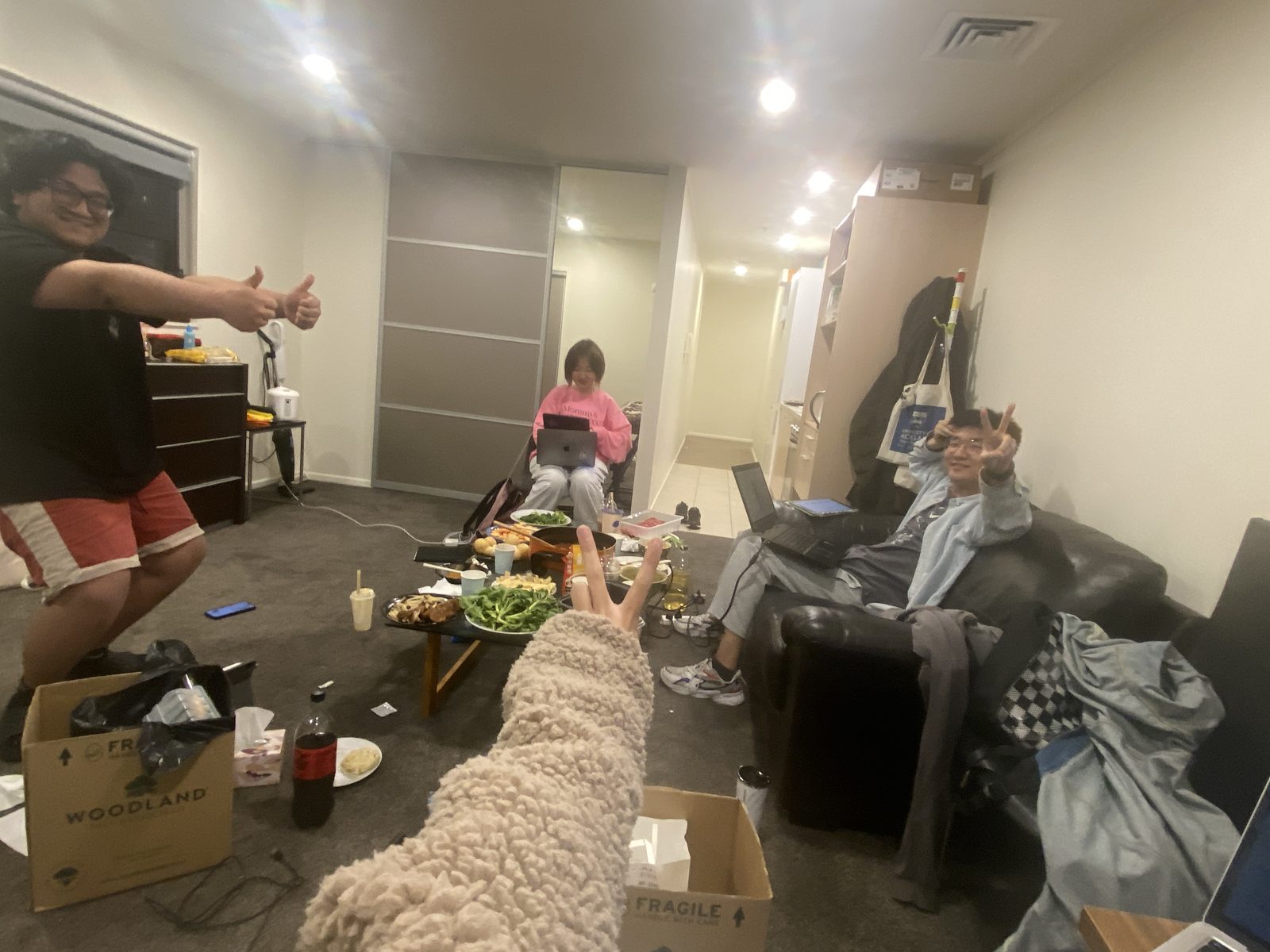 Members sharing hotpot after a tournament